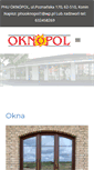 Mobile Screenshot of oknopolkonin.pl